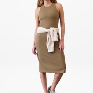 Athleta Olive Midi Dress